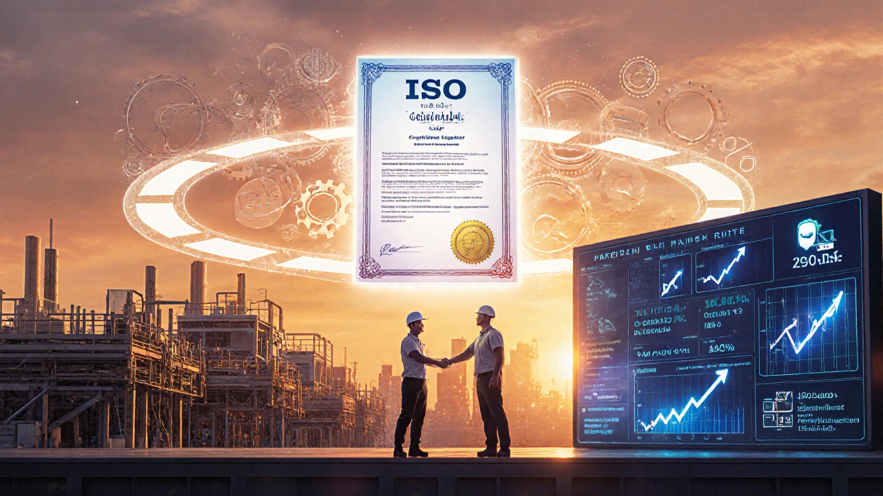 Оформленный цех после внедрения СУК: сертификат ISO и улучшенные показатели
